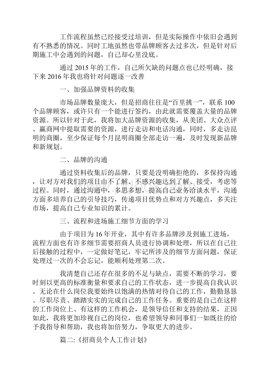 招商专员职业规划.docx_第2页