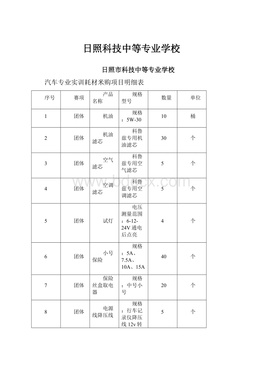 日照科技中等专业学校.docx_第1页