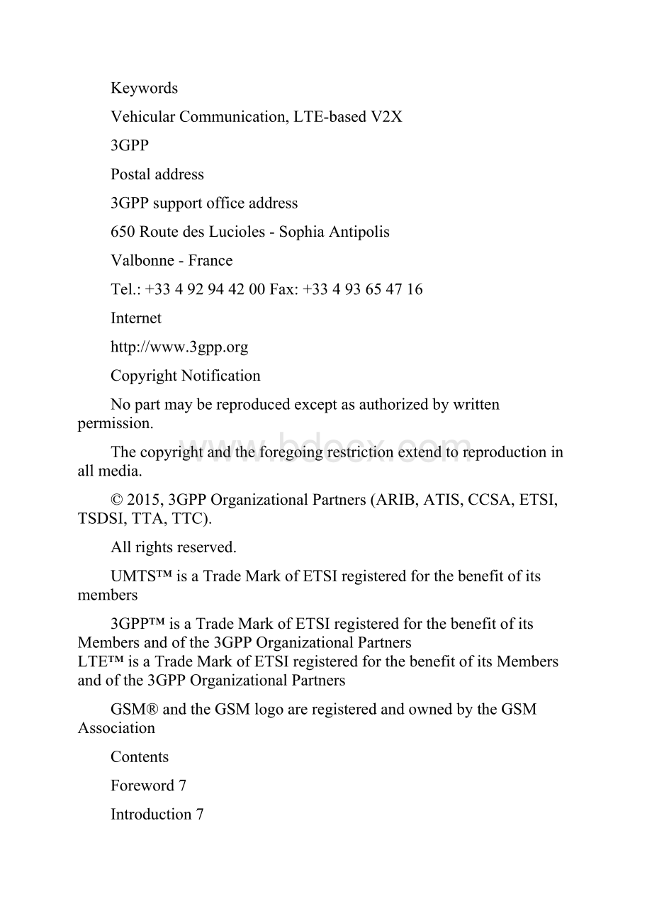 Study on LTE support for Vehicle to Everything services.docx_第2页