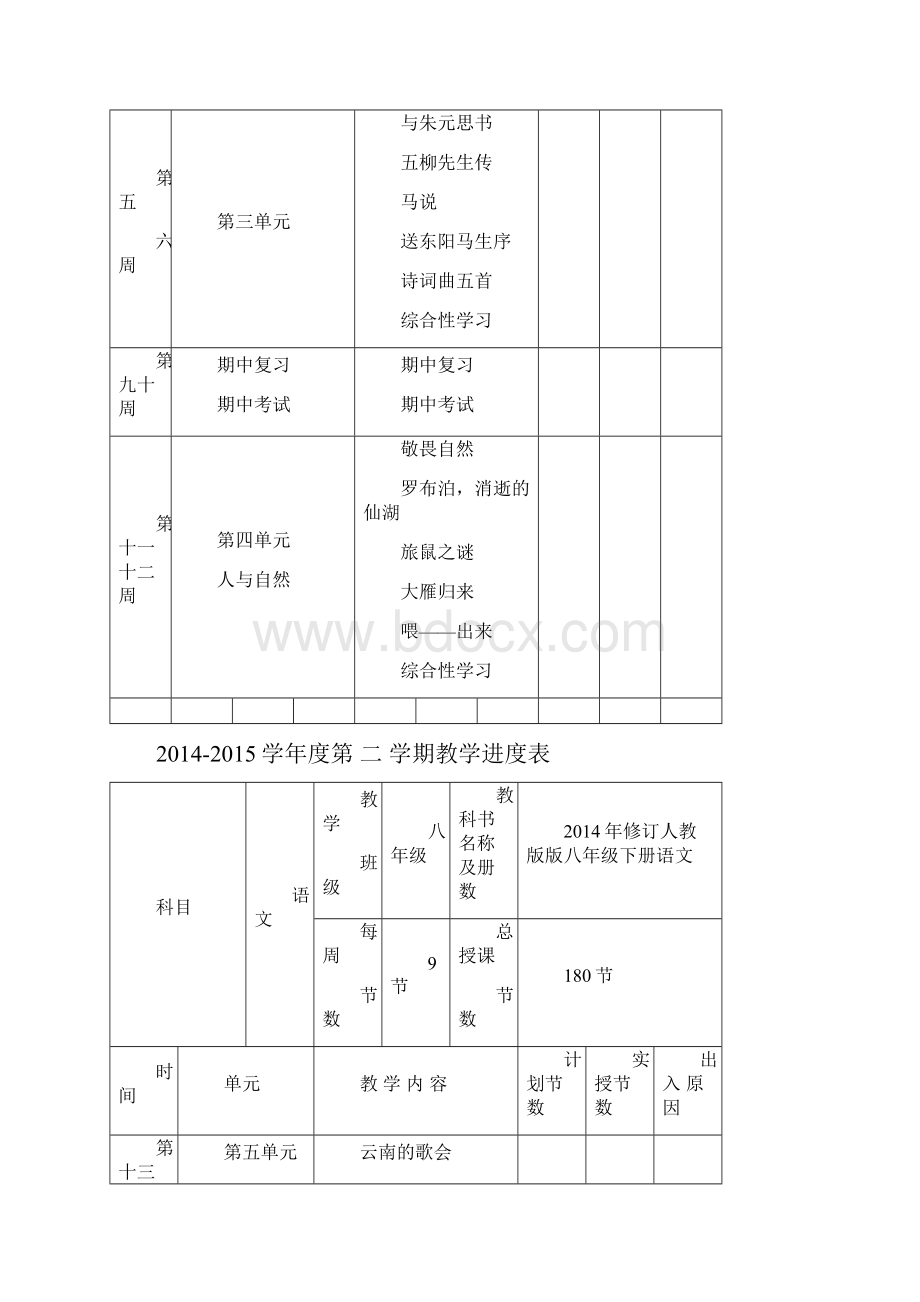 人教版八年级下册语文教学计划最新精编版.docx_第3页