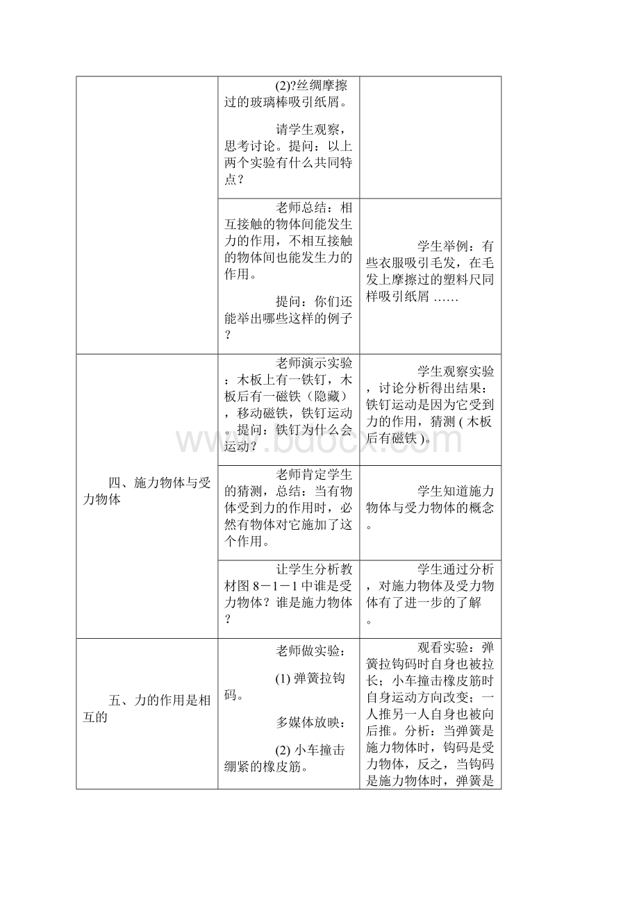 教科版八年级物理下册全套教案.docx_第3页