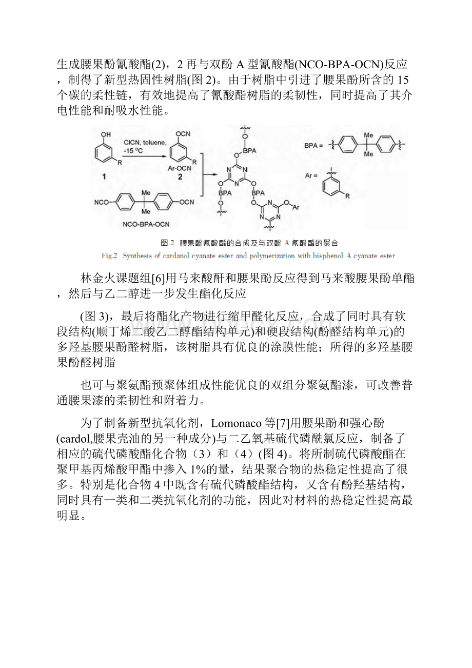 腰果酚应用研究进展Word文档下载推荐.docx_第2页