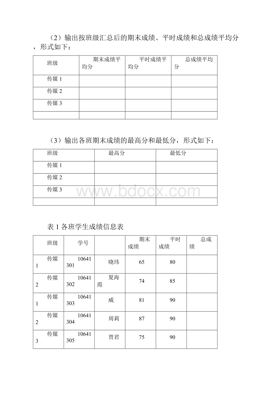 39学生期末成绩与平均分最高最低分计算.docx_第3页