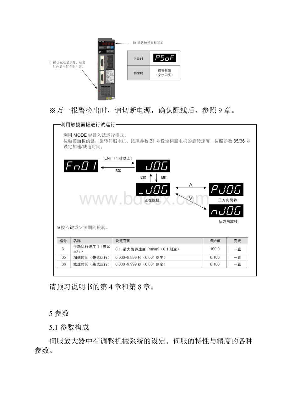 富士伺服驱动器全参数设定及基本操作Word文件下载.docx_第2页