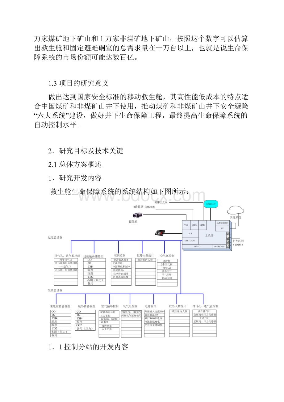 移动救生舱生命保障系统研究技术成果报告.docx_第2页