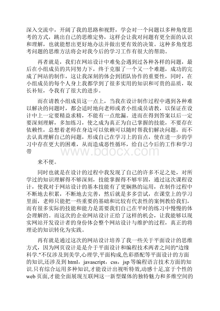 个人网站建设心得体会Word格式.docx_第2页