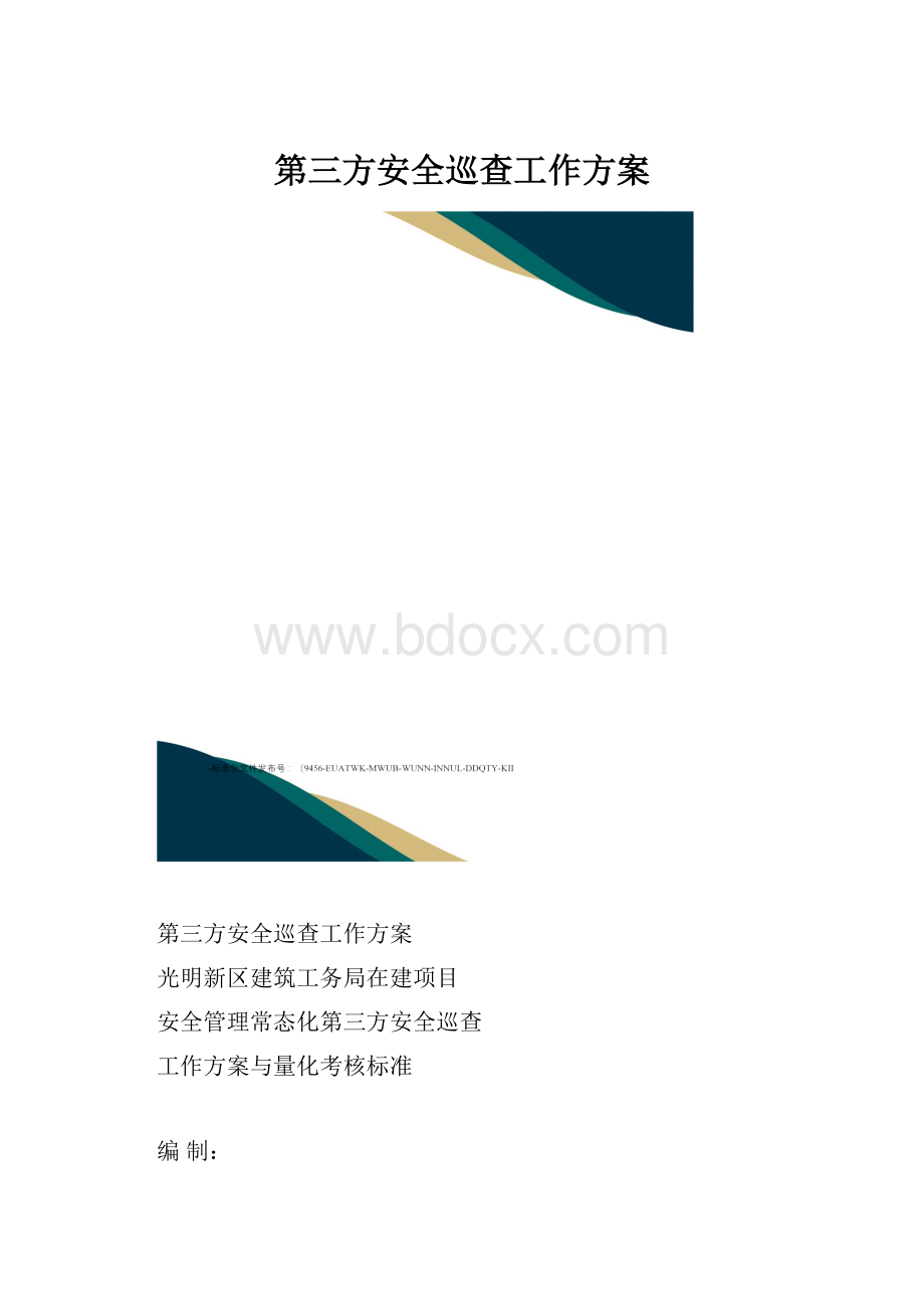 第三方安全巡查工作方案.docx