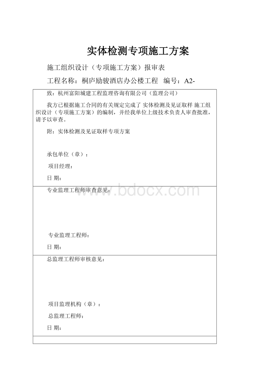 实体检测专项施工方案.docx