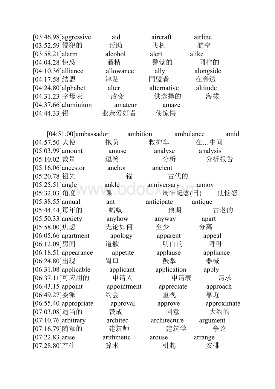 英语四级词汇.docx_第2页