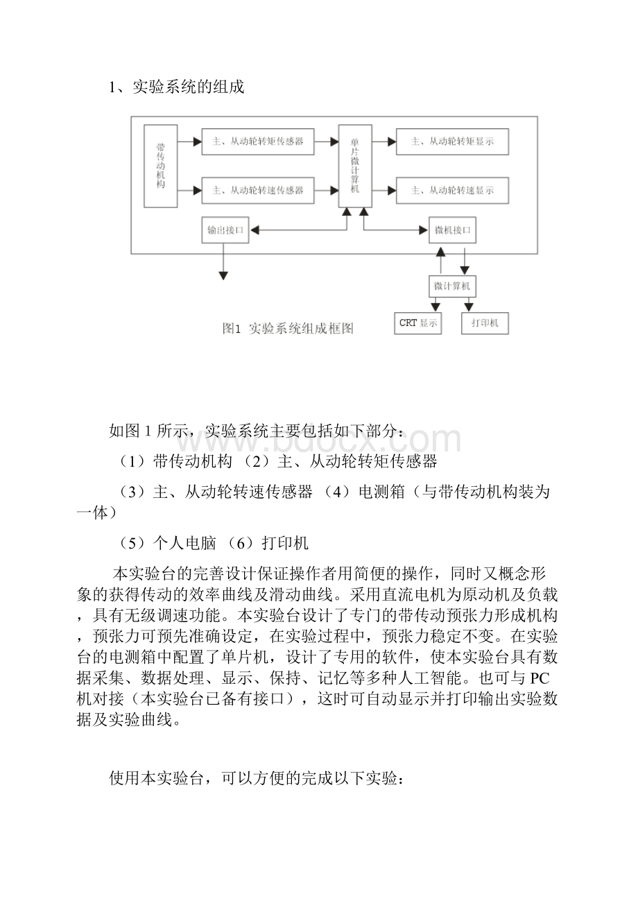 DCS Ⅳ型 智能带传动实验指导书Word格式文档下载.docx_第3页