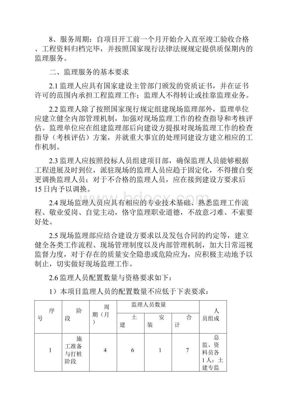 工程监理招标要求.docx_第2页