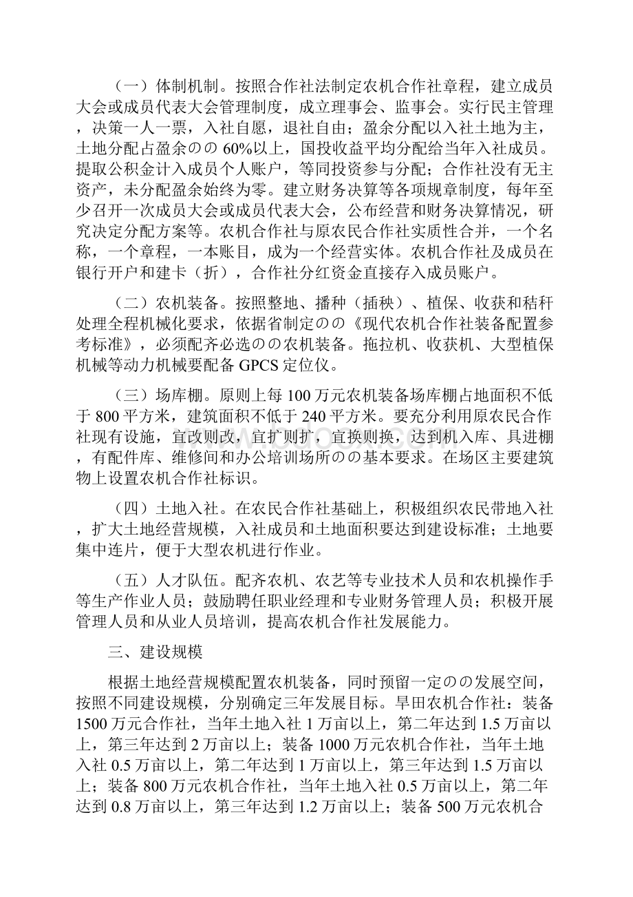 XX省现代农机合作社建设项目可行性方案文档格式.docx_第2页