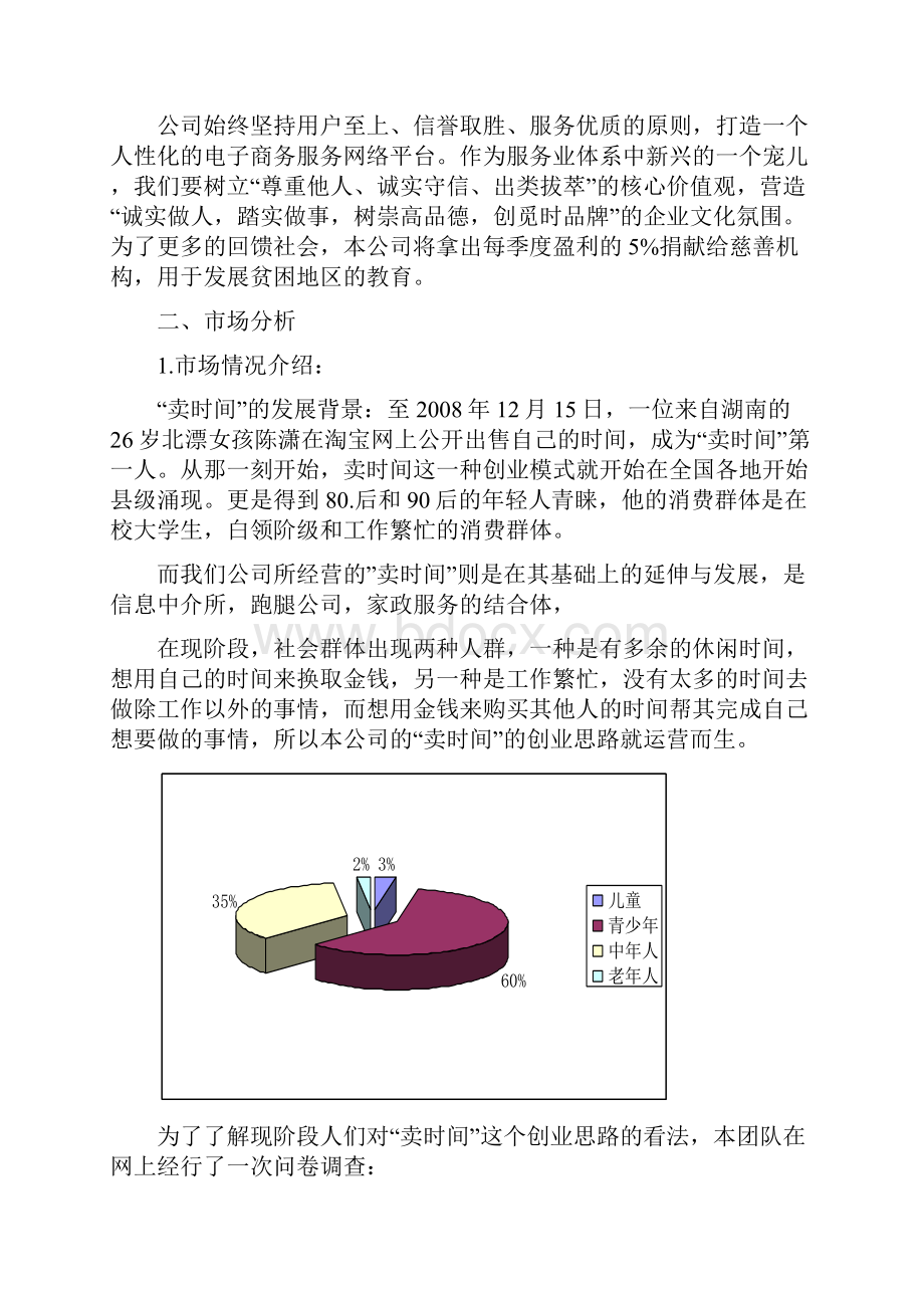 大学生兼职网络业务平台建设项目商业计划书.docx_第2页