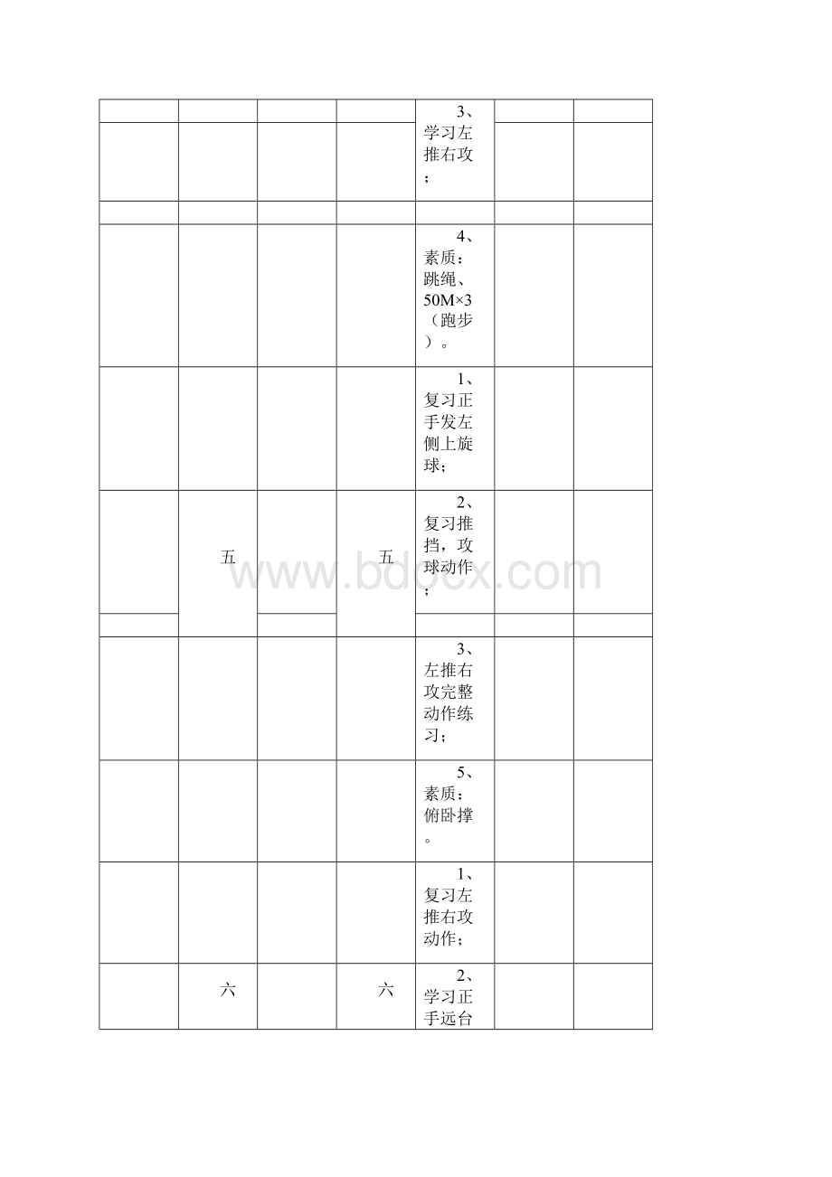 乒乓球训练计划与教案.docx_第3页