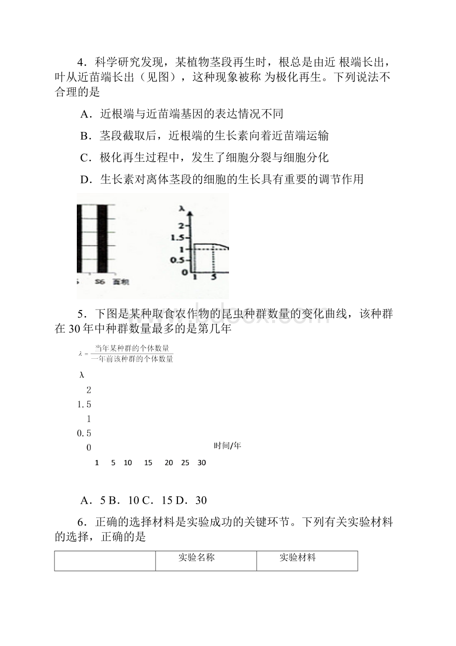 黄冈中学高三二模理综Word下载.docx_第3页