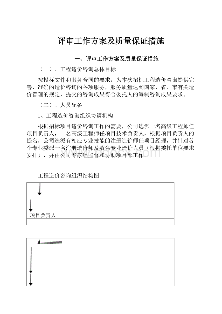 评审工作方案及质量保证措施.docx