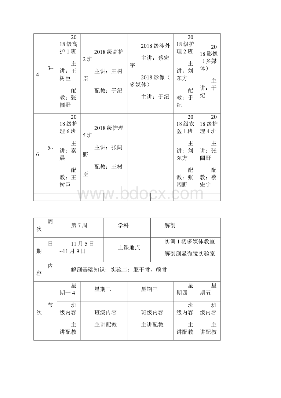 吉林卫生学校秋季课表Word格式.docx_第3页