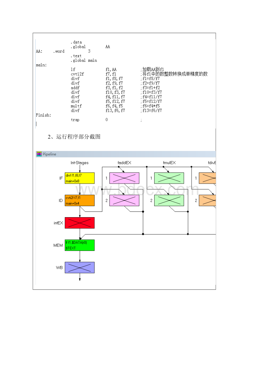 计算机系统结构实验循环展开和指令调度Word文档格式.docx_第3页