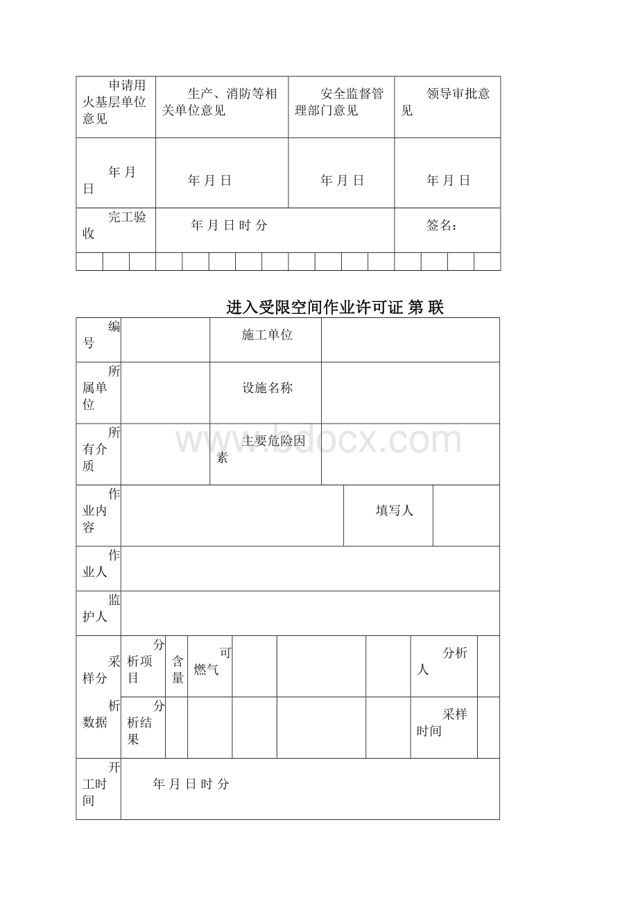 危险作业安全管理表单汇总.docx_第3页