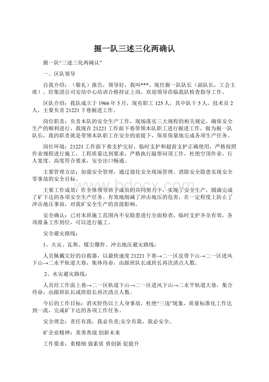 掘一队三述三化两确认Word下载.docx_第1页