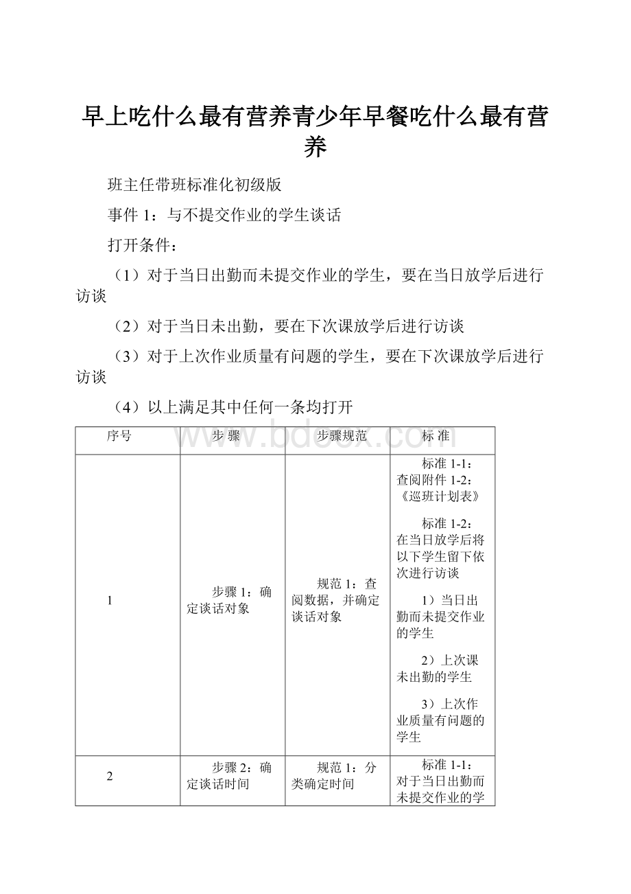 早上吃什么最有营养青少年早餐吃什么最有营养.docx_第1页