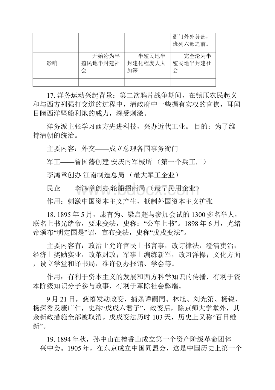 八年上历史复习提纲.docx_第3页