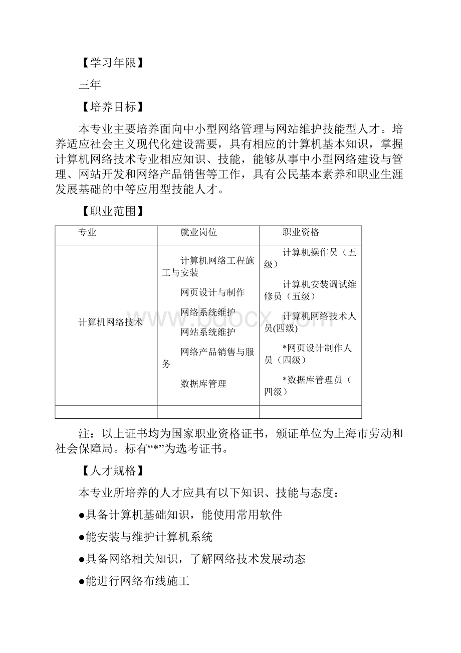 计算机网络技术专业教学标准.docx_第3页