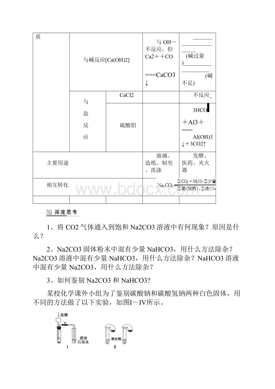 高考化学大二轮练习讲解第三章第2讲碳酸钠与碳酸氢钠碱.docx_第2页