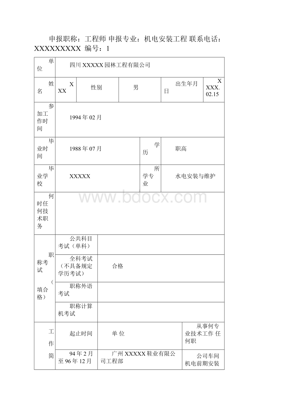 专业技术职务评审申报材料样板.docx_第3页