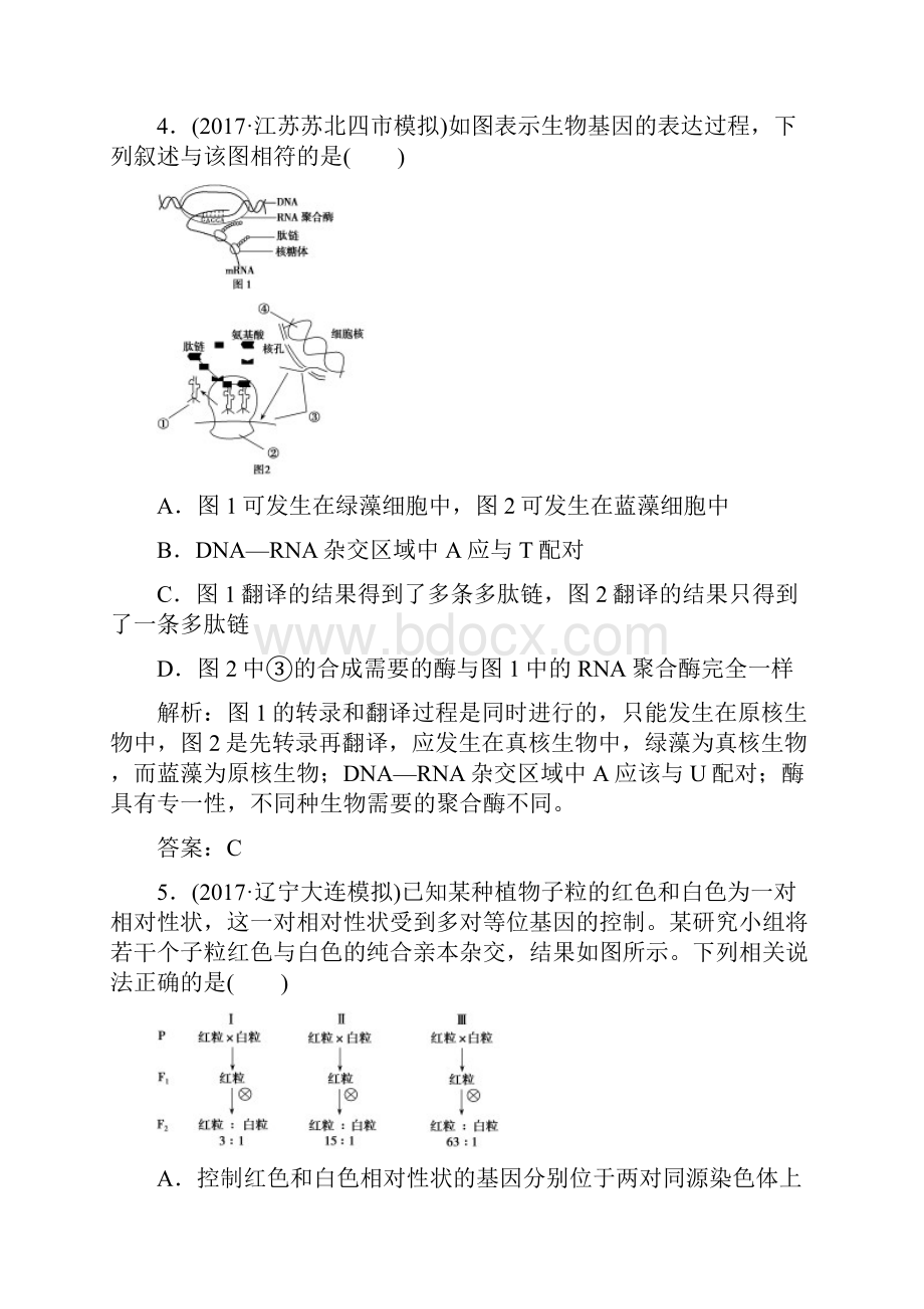 高三生物综合练习含答案.docx_第3页