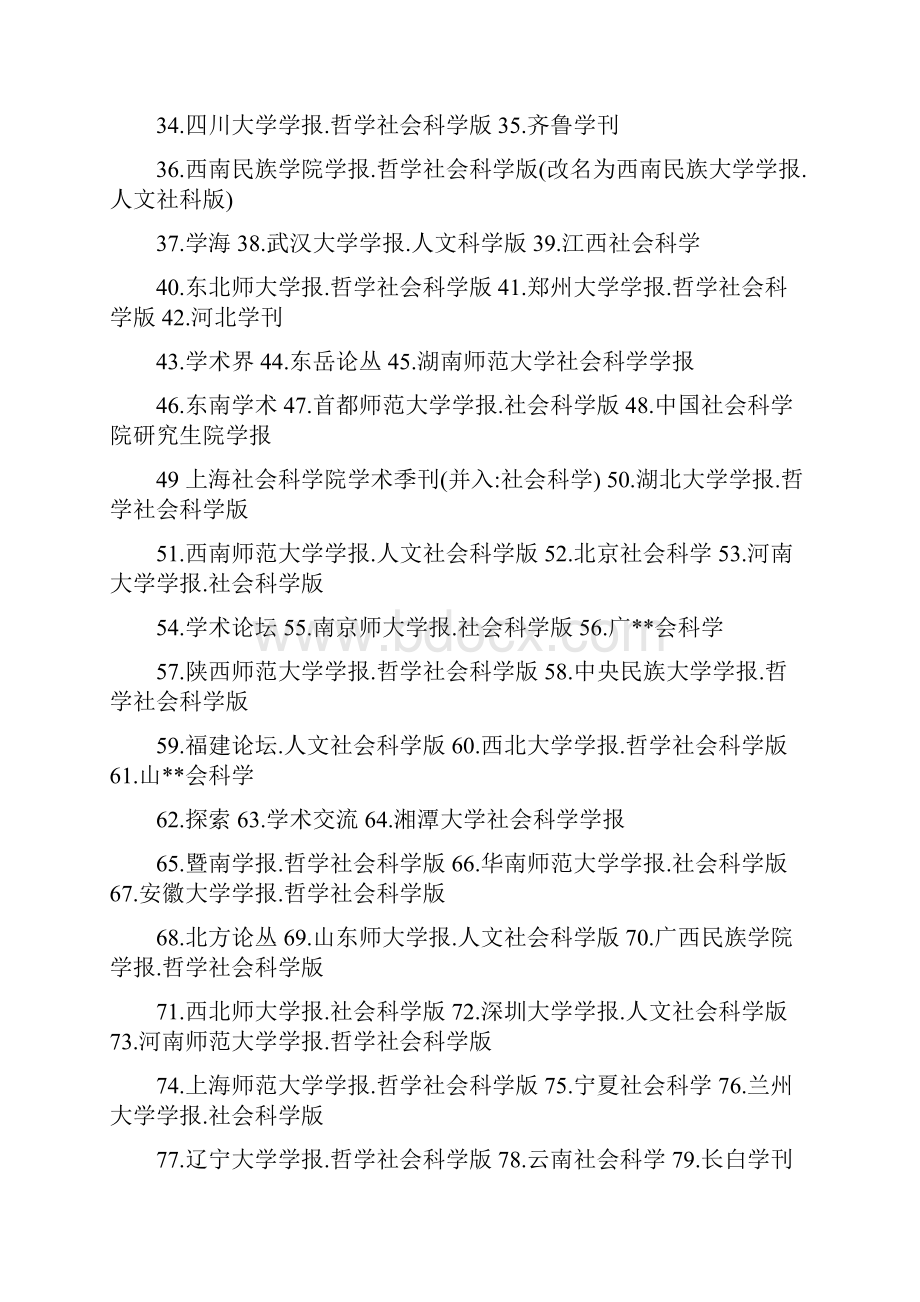 中文核心期刊要目总览第4版Word文档格式.docx_第2页