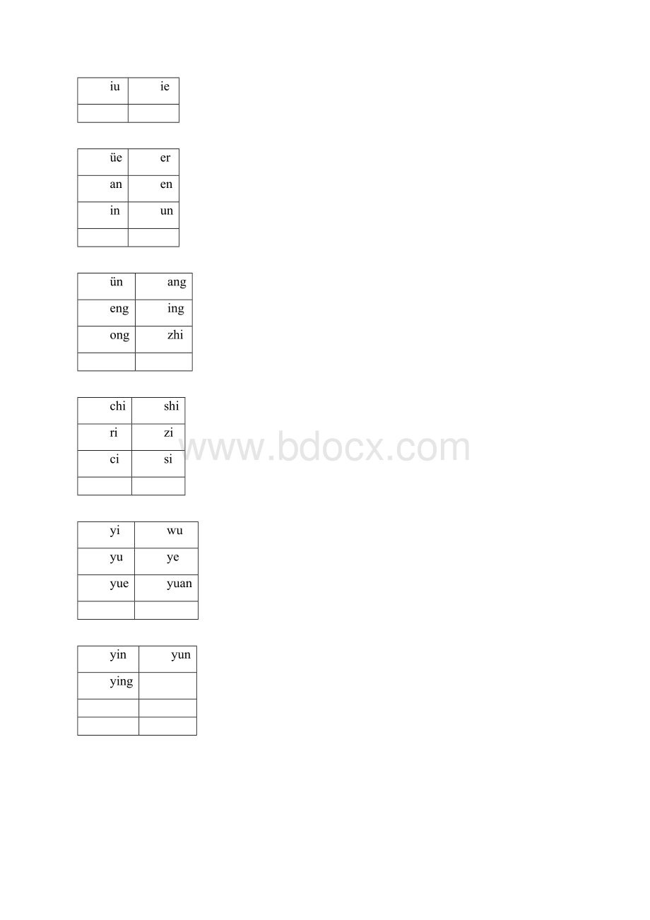 汉语拼音字母小卡片打印版.docx_第2页