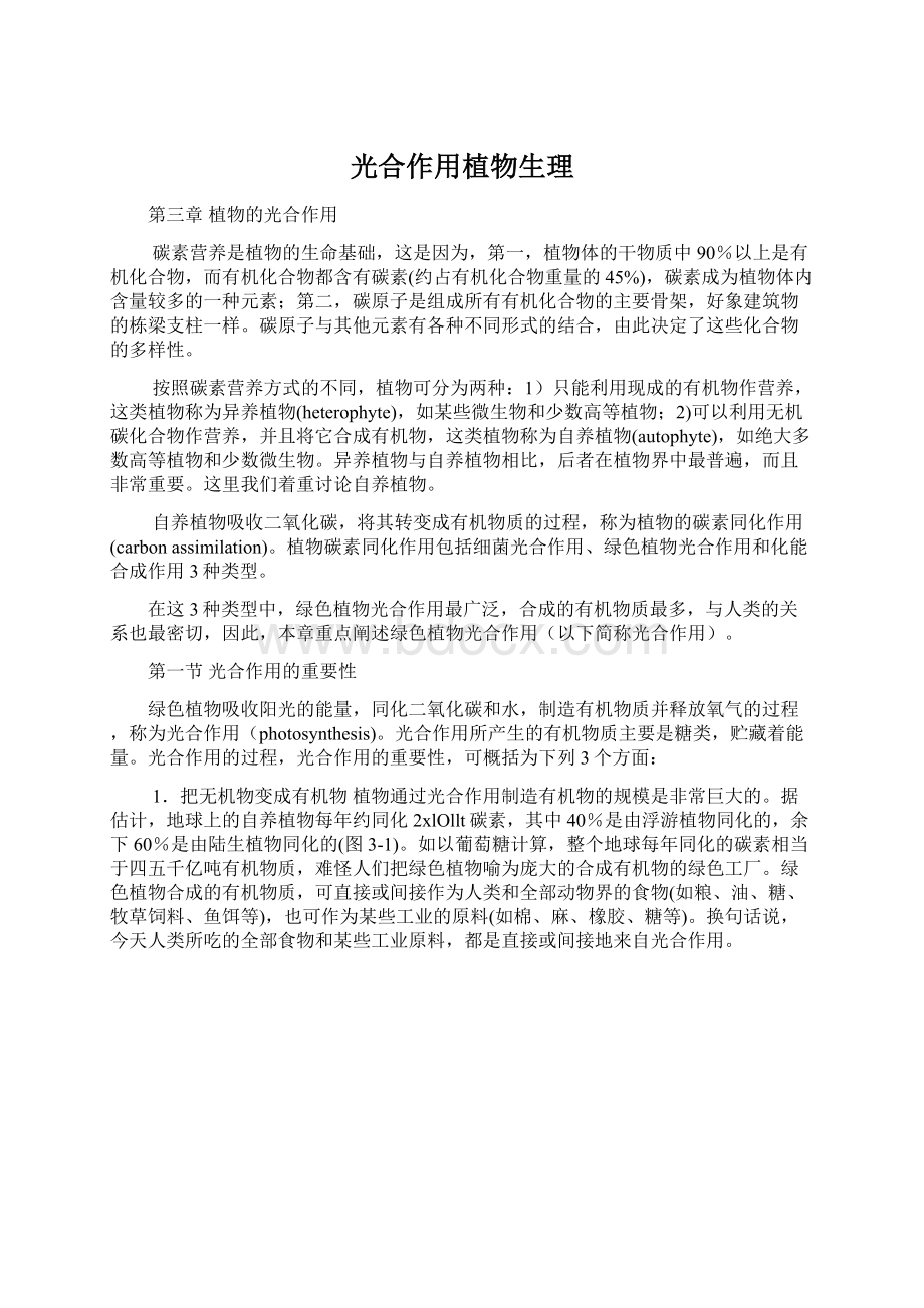 光合作用植物生理Word格式文档下载.docx