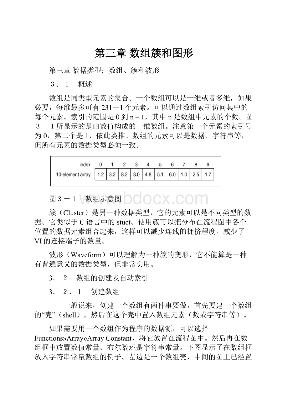 第三章 数组簇和图形.docx_第1页