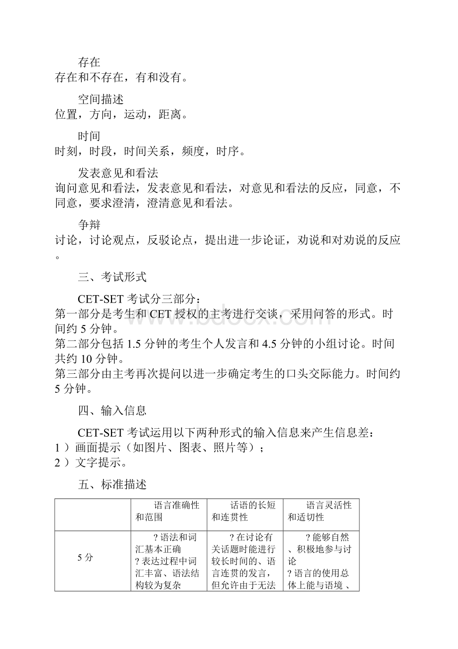 全集六级考试口语考试样题规则与报名解释文档格式.docx_第3页