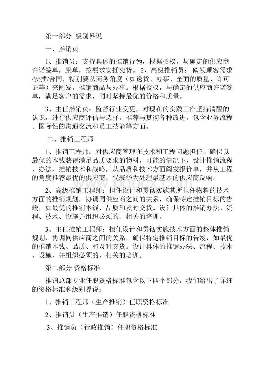 华为采购总部专业任职资格标准之欧阳史创编.docx_第3页