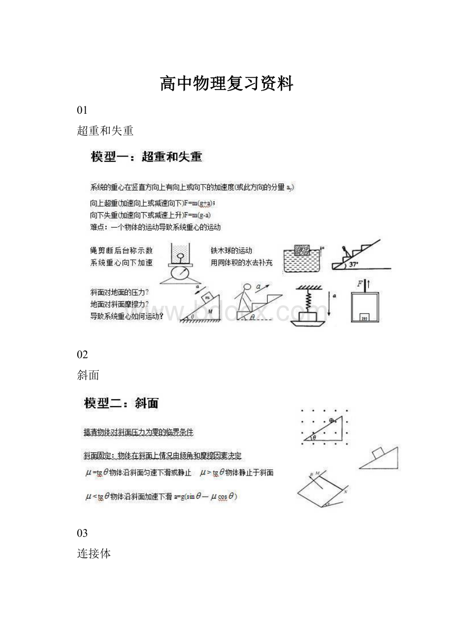 高中物理复习资料.docx