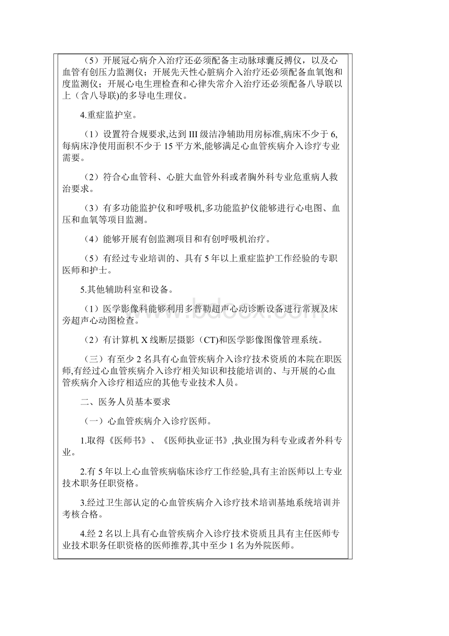 心血管疾病介入诊疗技术管理系统要求规范.docx_第2页