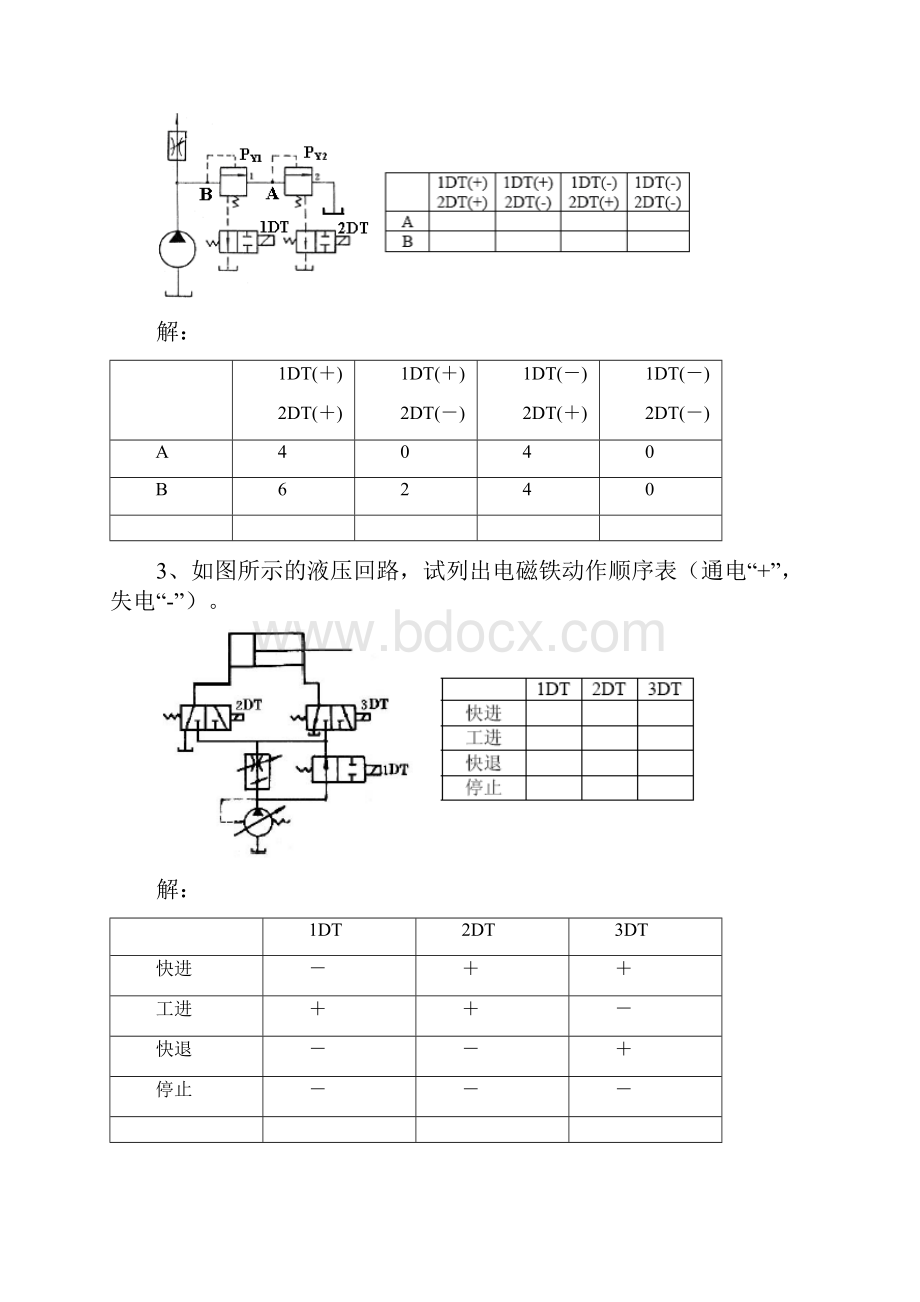 液压回路分析总题库完整Word文档格式.docx_第2页