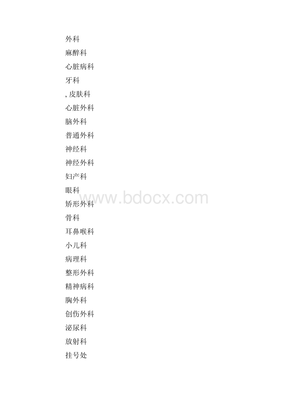 美联英语医学英语分类词汇记忆医院科室医生病人护士.docx_第2页