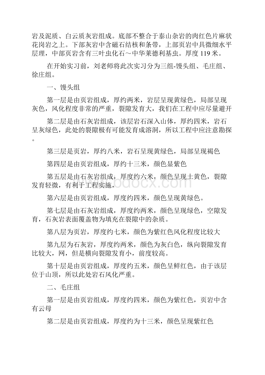 地质专业实习报告.docx_第2页