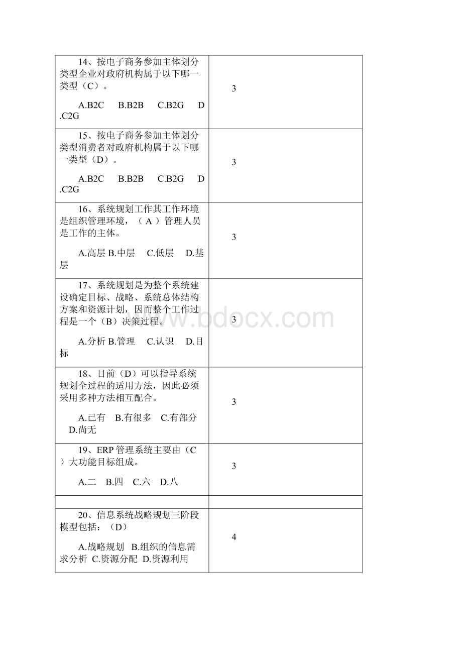 秋信息管理系统复习题汇总文档格式.docx_第3页