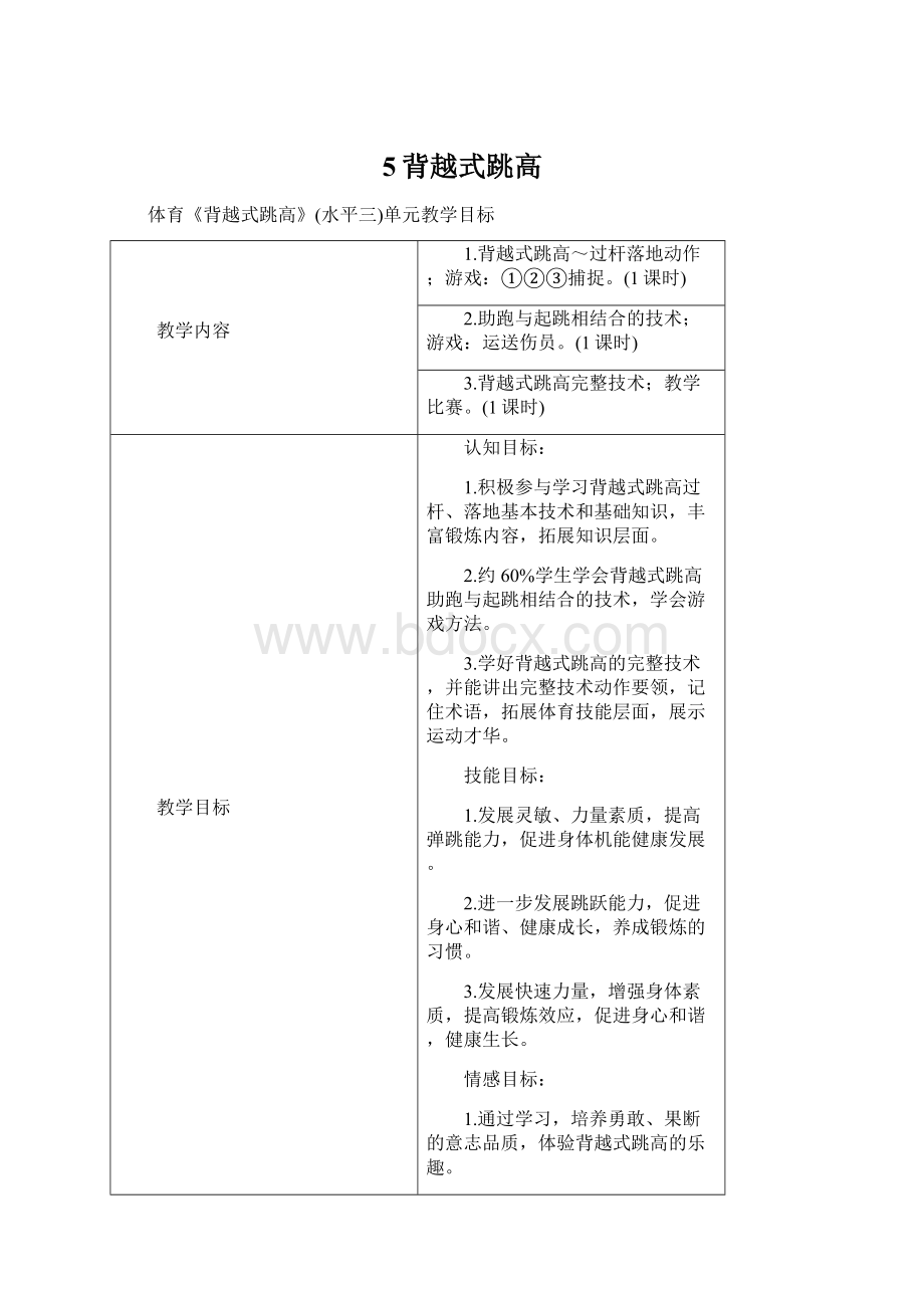 5背越式跳高文档格式.docx