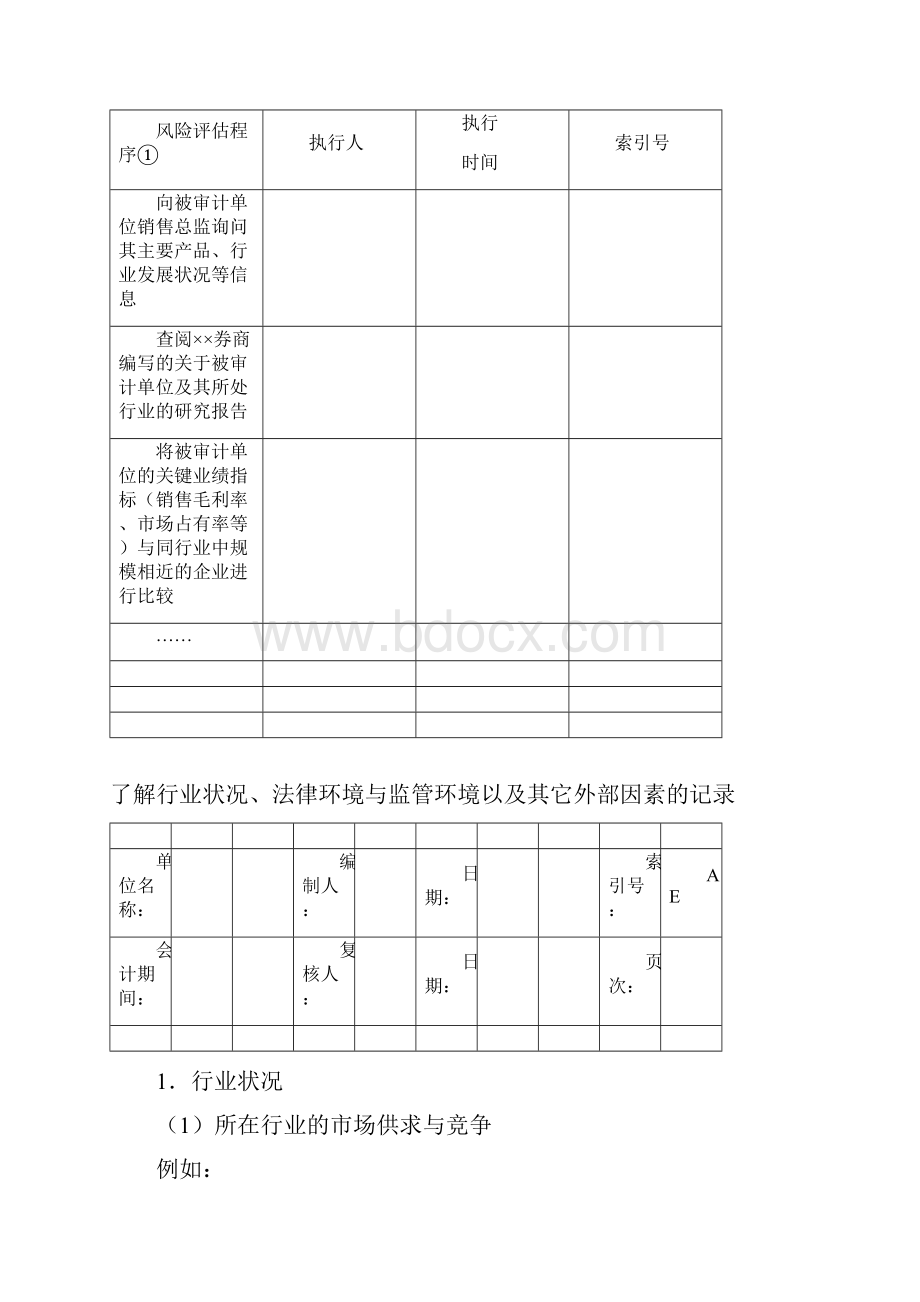 底稿了解被审计单位及其环境底稿.docx_第2页