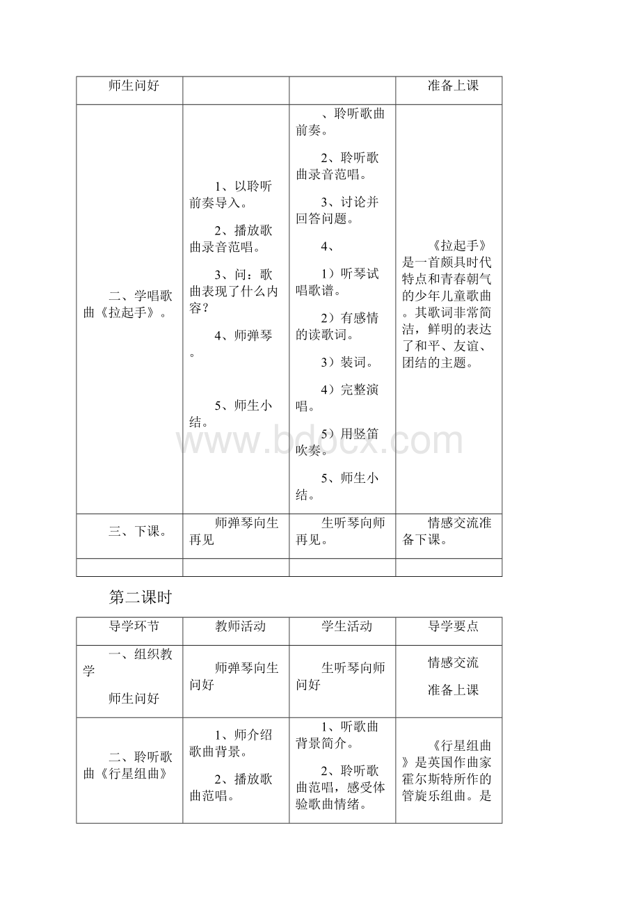 人音版小学音乐第12册教案全集DOCWord文件下载.docx_第2页