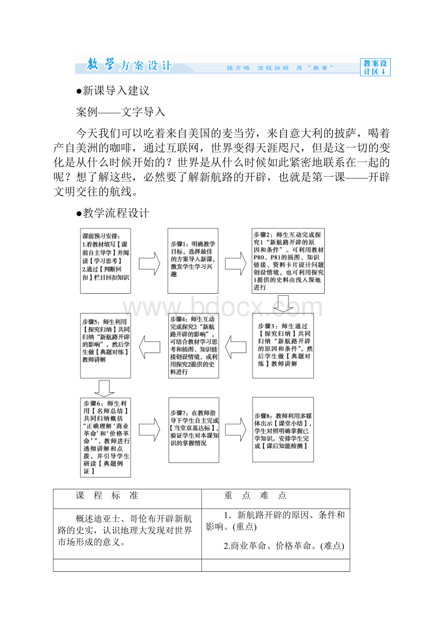 历史必修二专题五走向世界的资本主义市场导学案教师版.docx_第2页