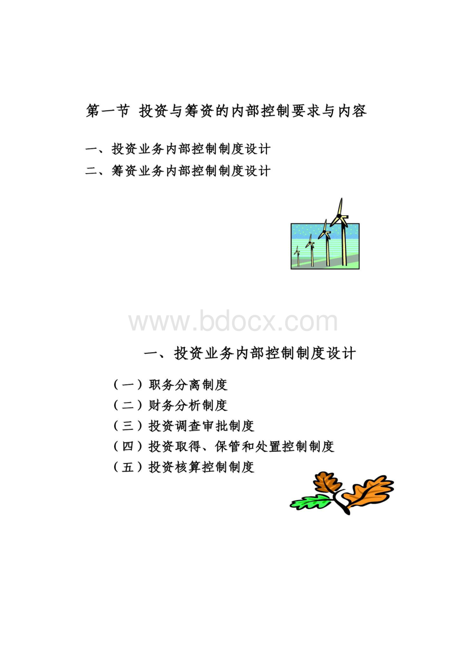 第十二章投资与筹资内部控制与核算规程设计汇总.docx_第2页