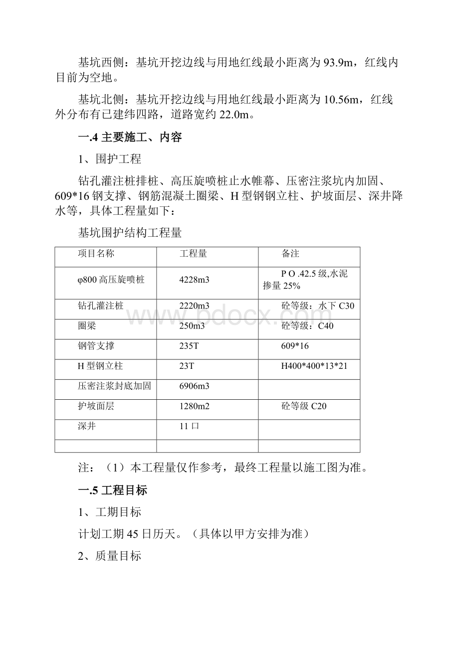 基坑钻孔灌注桩围护施工方案要点.docx_第2页