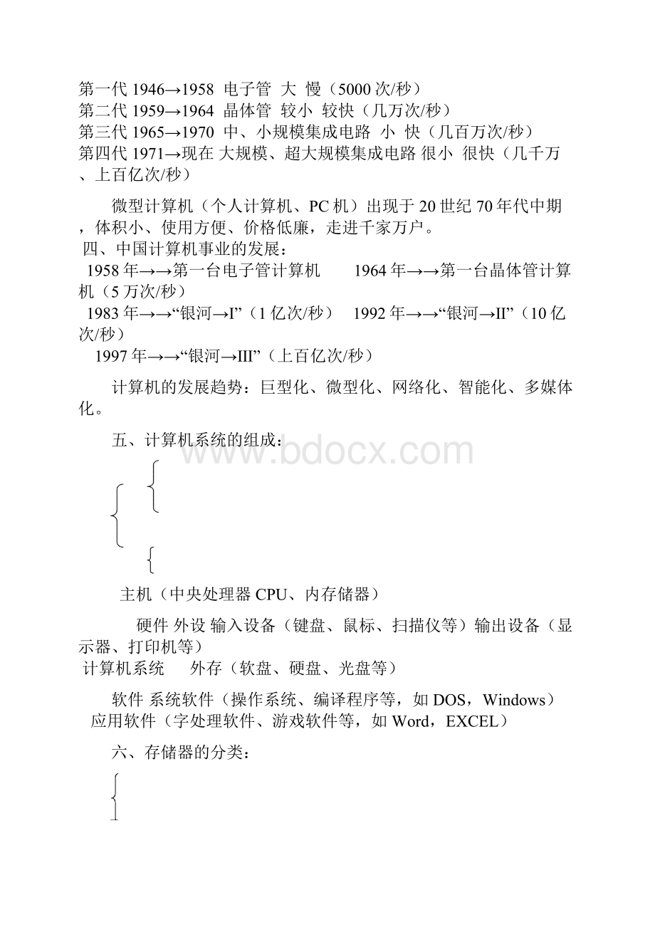 信息技术中考知识点汇编册13070.docx_第3页