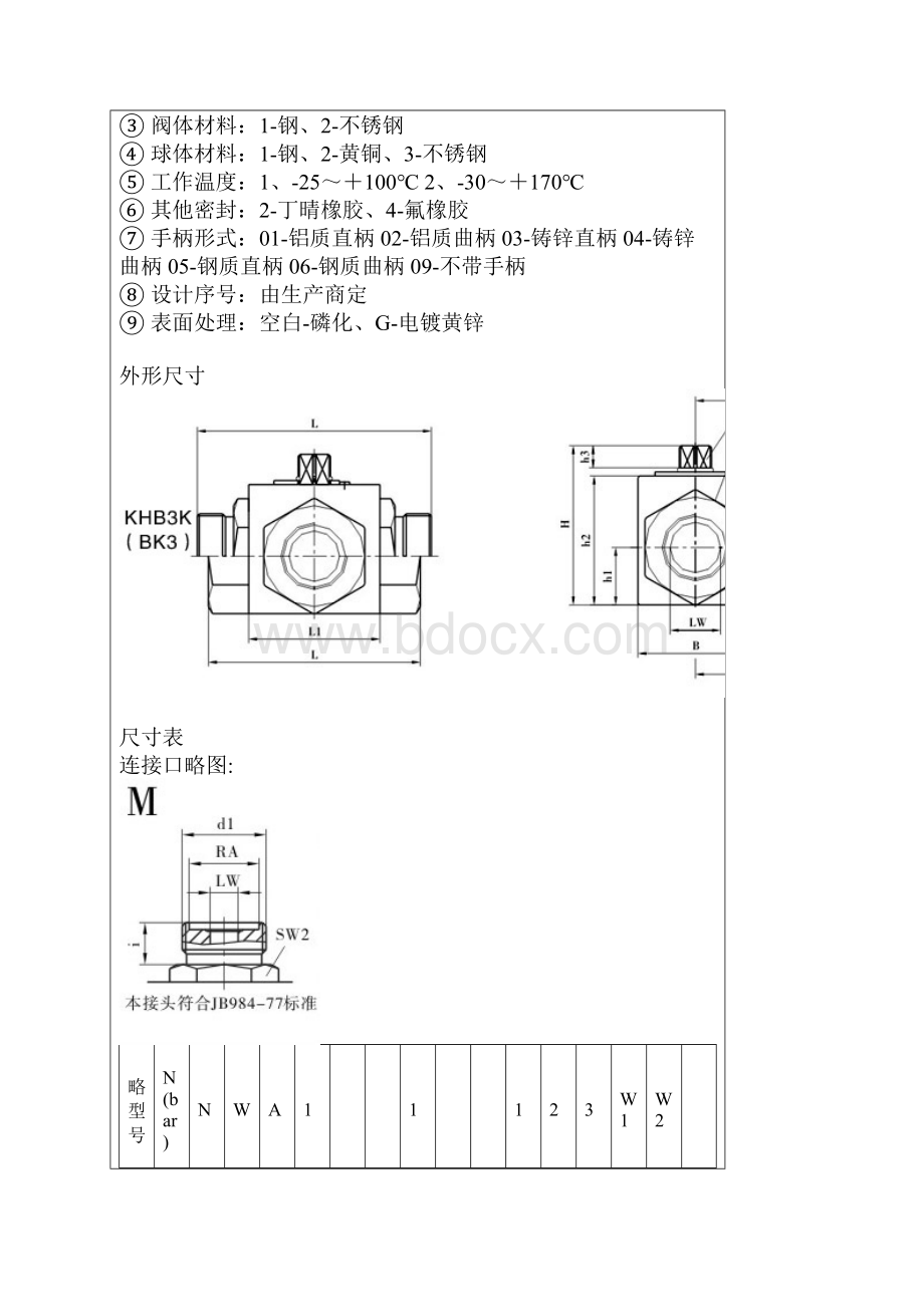 KHB3KBK3二位三通球阀Word格式文档下载.docx_第2页